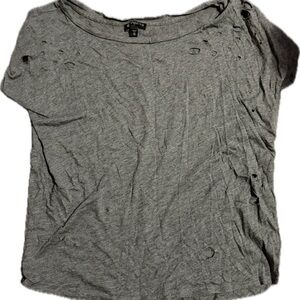 Express Gray Short Sleeve Tee